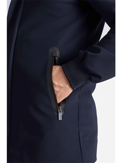 Giubbotto blue Softshell con Cappuccio HESKIMO | HE9440013/BLUE